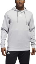 Adidas Mens Team Issue Training Pullover FQ0153 Gray Size Medium