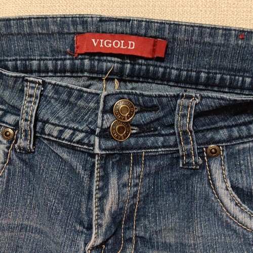 VIGOLD Womens Denim Skinny Jeans Size 9/10 Or 30- Distressed - Picture 3 of 5