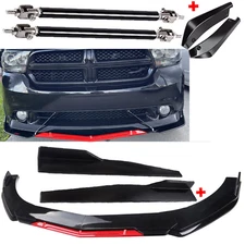Front Rear Bumper Lip Spoiler Splitter Body Kit Side Skirt For Dodge Durango