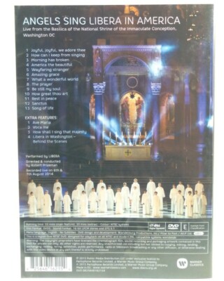 Angels Sing Libera in America (DVD, 2015, Widescreen) 825646162154