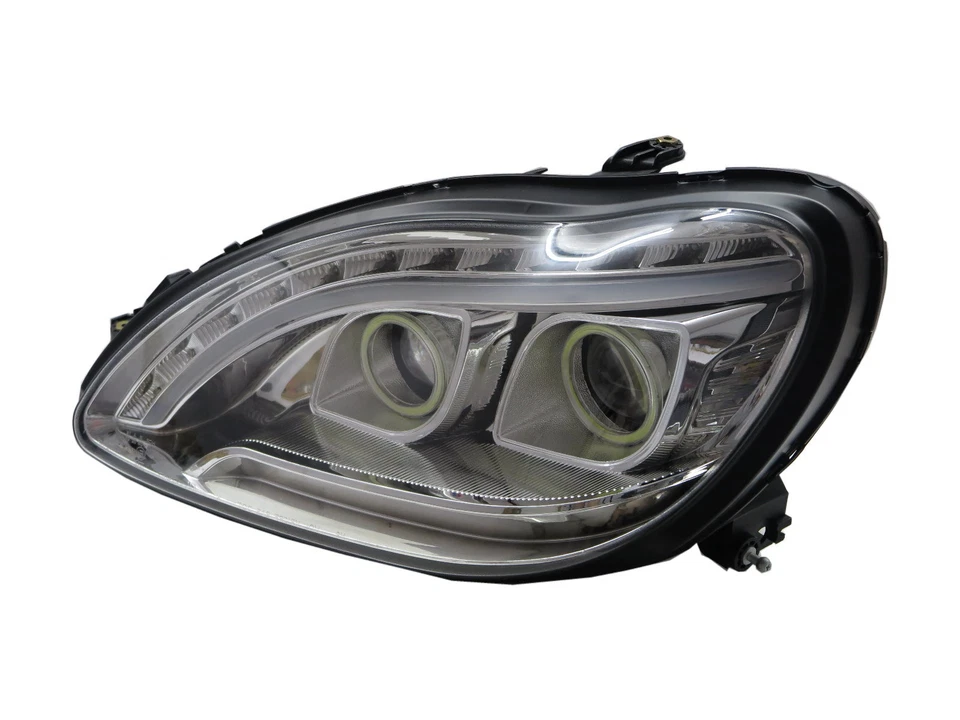 W220 1998-2005 Projector Headlight Headlamp R8Look COB CHROME Mercedes-Benz RHD — 第 2/4 张图片
