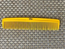 GOODY Hair Comb 8 Yellow Retro Hair Care 80s 90s Styling Used