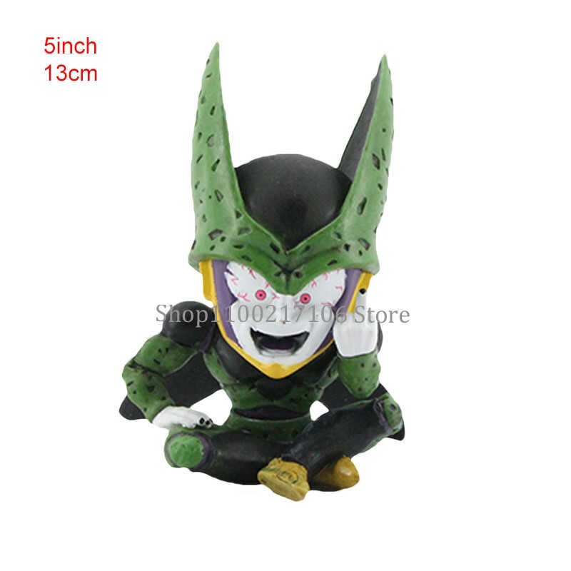Figurine Dragon Ball Z cell 13cm jouet collection doigt d'honneur avec