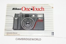 NIKON ONE TOUCH INSTRUCTION MANUAL GUIDE BOOK ORIGINAL GENUINE