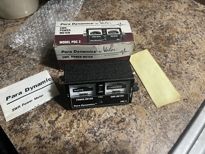 Para Dynamics Valor PDC 2 SWR Power Meter- CB - Very Nice Condition Tested CIB