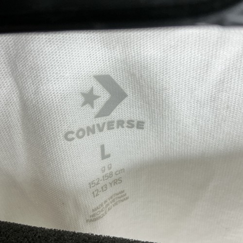 Converse Girls High Low Dolman Sleeve Tee Chuck Taylor NEW - Picture 4 of 6