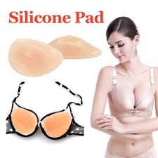 Silicone Bra Inserts Breast Forms Enhancers PushUp Pads Swimsuits Bikini A B