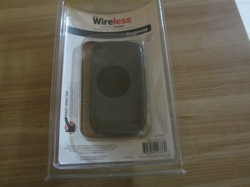 Funda JUST INALÁMBRICA para BLACKBERRY CURVE 8520+8530 See-Thru Negra CUBIERTA SOFTSHELL - Imagen 2 de 2