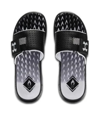 Under Armour Mercenary Slides Water Sandals UA Black Unisex Size 7 3027252-001