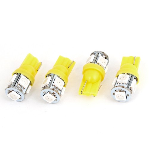 100x Yellow Amber 24V T10 5SMD LED Car Truck Side Light Bulbs W5W 192 168 2825 - Picture 2 of 9