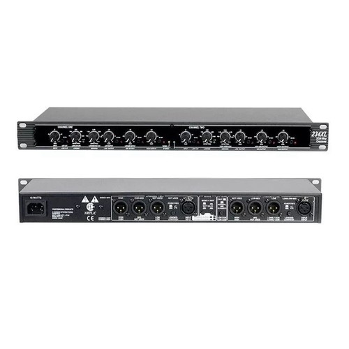 234XL 2-/3-/4-Way Electronic Audio Crossover Profession Stage Show Equipment UXA