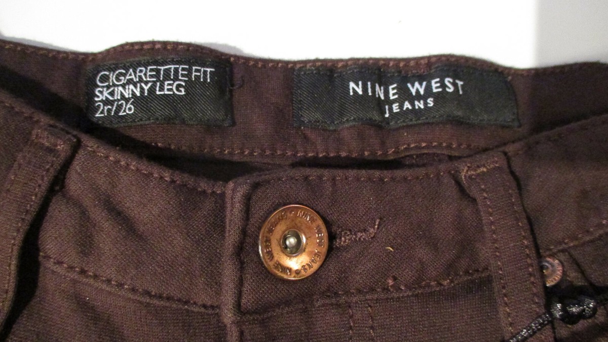 NWT NINE WEST WOMENS CIGARETTE FIT SKINNY LEG PANTS LEGGINGS JEANS