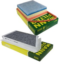 MANN-FILTER Filtersatz Innenraumfilter Luftfilter für Peugeot 206+ 1.4 HDi eco