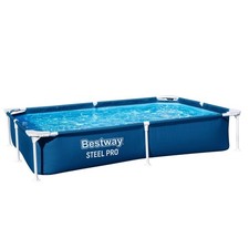 Bestway Steel Pro Frame Pool ohne Pumpe eckig