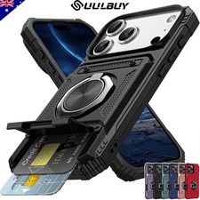 For iPhone 18 17 E 16 15 14 13 Case Shockproof Heavy Duty Card Slot Wallet Cover