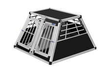 N83 Hundetransport Doppelbox Aluminium Transportbox Hundebox Alubox Autobox