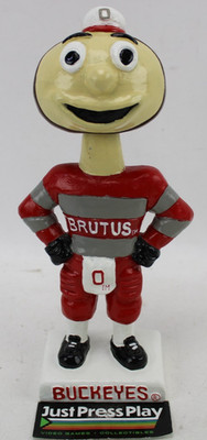 Vtg Ohio State Brutus Buckeye Mascot BPI Collectibles 10'' Bobblehead Rare HTF