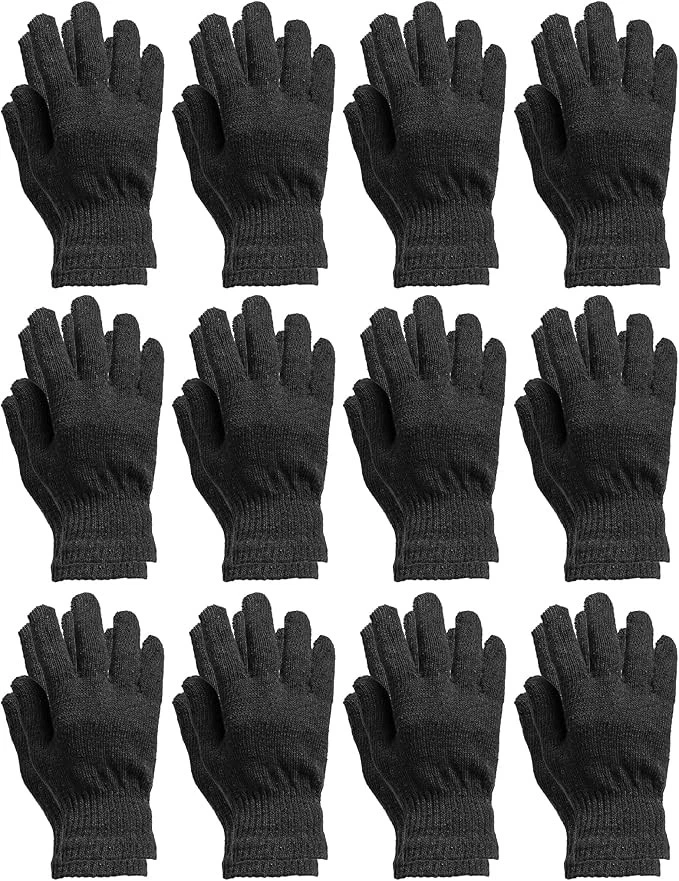 12Pairs of Winter Gloves Unisex Thermal Knit Stretchy Fuzzy Glove(MENS ASSORTED)
Opens in a new wind