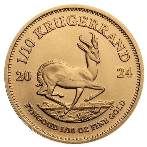 2024 Gold Krugerrand 1/10 oz — photo from the most recent tracked eBay sale