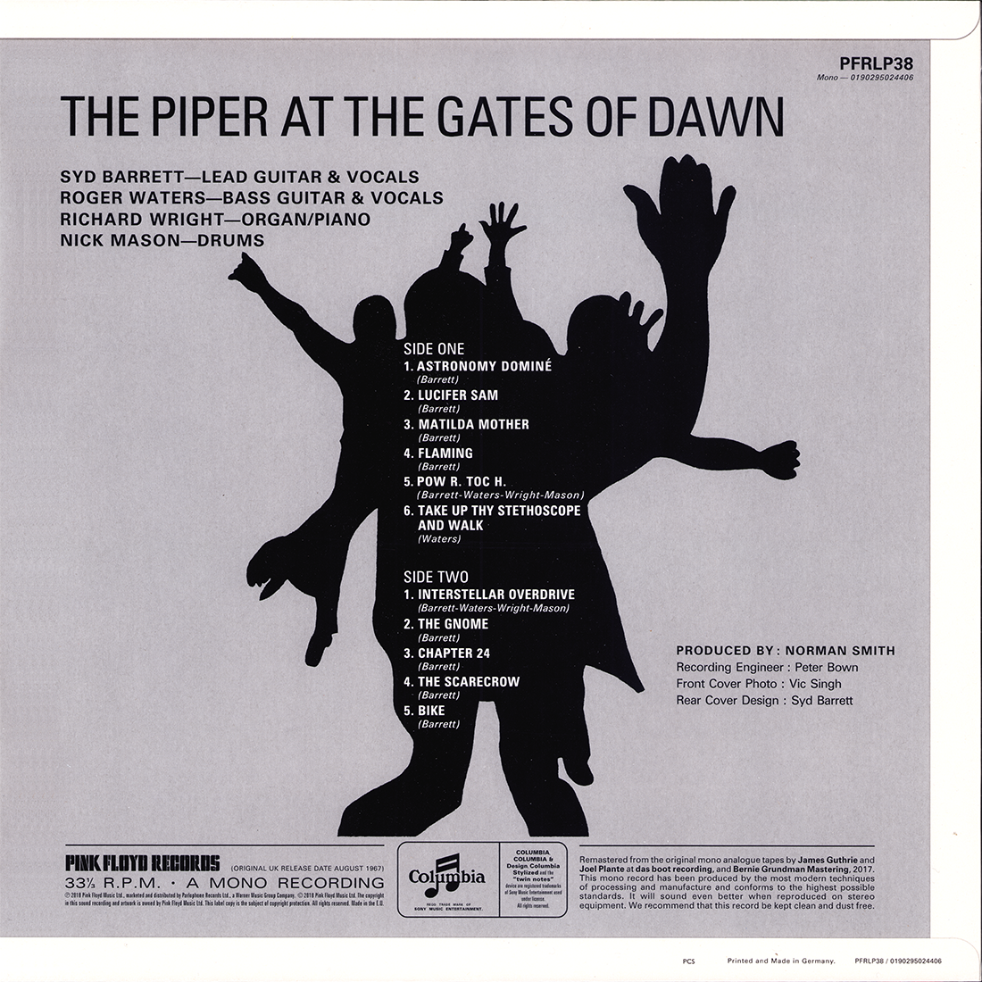 Pink Floyd- Piper At The Gates Of Dawn (1967) LP 2022 Parlophone