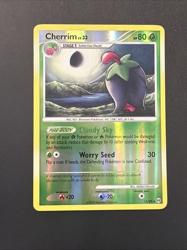 Cherrim 15/99 Reverse Holo Rare Arceus Pokémon Card - LP+ NM BC24