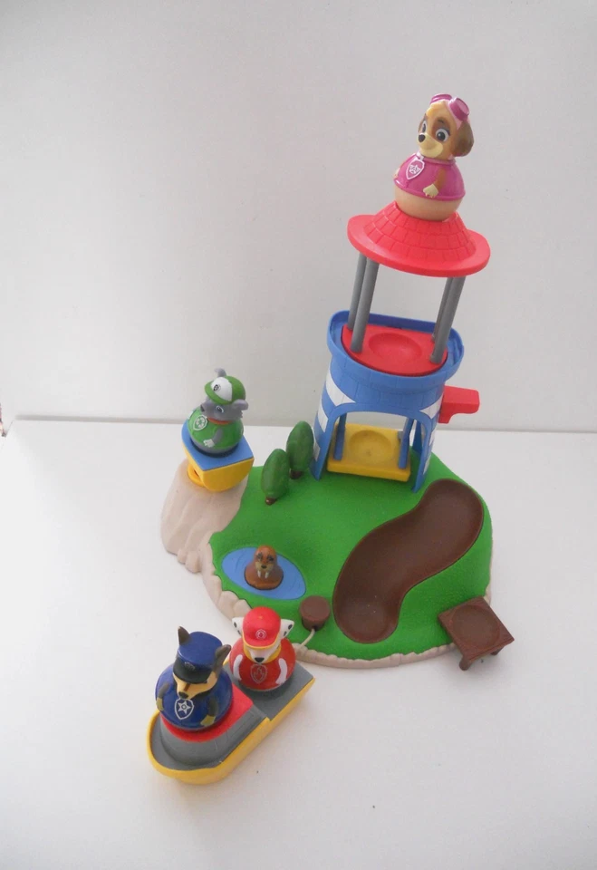 Juego de Juguete Isla Sella Patrulla Canina con 4 Figuras Weebles Personajes Foto 3 de 3