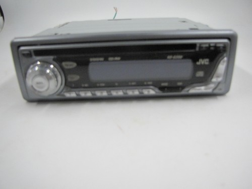 JVC KD-G200 Car CD Player Receiver 200W EQ 1 DIN Silver Black Untested