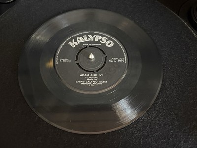 Chin s Calypso Sextet Adam And Eve / Not Me Again UK 1965 Mento 7  Vinyl VG