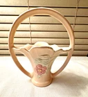 Hull Pottery Vase - Dogwood/Wild Rose Pattern #501 - Cream and Pink Color 7 1/2"