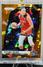 2024 Panini Prizm WNBA - Stefanie Dolson #34 Orange Ice Prizm