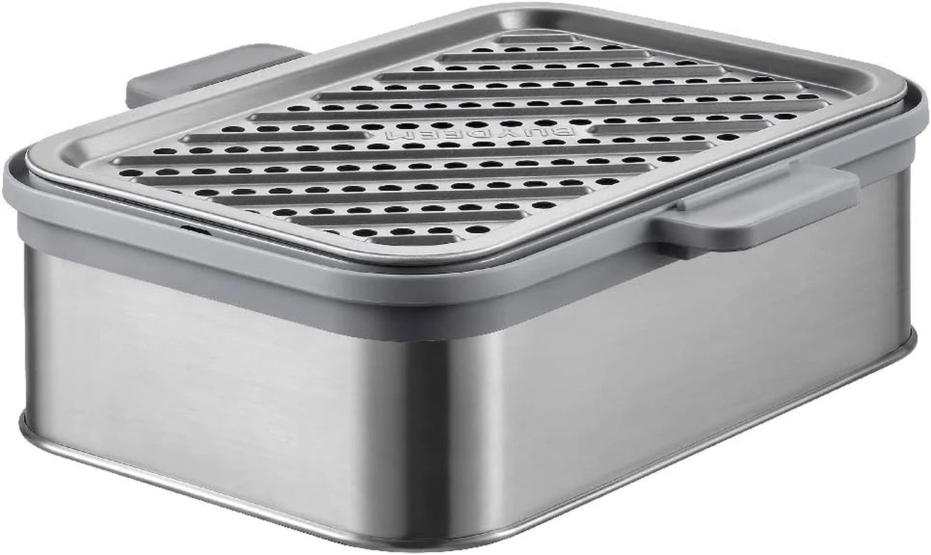 Stackable Double Tier for Electric Food Steamer with Stainless Steel Tray