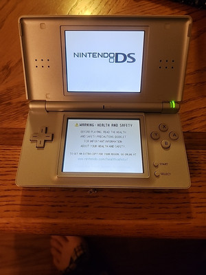 Nintendo Ds With Case, Extra Stylus, Power Cord, And Car Charger