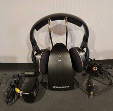 Sennheiser HDR135 Wireless Headphones  TR135 Transmitter Dock Tested