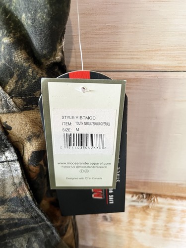 Mossy Oak Youth Insulated Bib Overall Medium 7/8 NWT - Picture 4 of 14