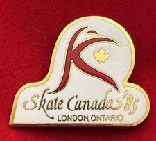 “SKATE CANADA” International Figure Skating - 1985 London, Ontario Logo Pin.