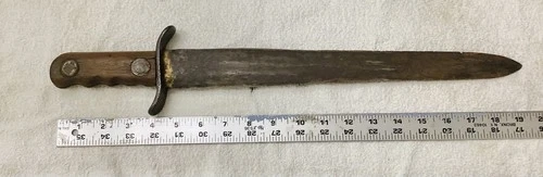 Antique CIVIL WAR Fighting Knife-Double Edge 19 1/2” LONG ???