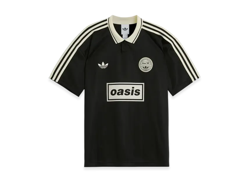 adidas x Oasis Tour Jacquard Jersey Black | eBay