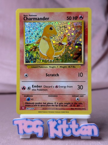 Charmander - CLC - 001/034 - Holo - Pokemon Trading Card Game Classic TCGKITTEN