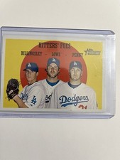2008 Topps Heritage - Brad Penny, Derek Lowe, Chad Billingsley #262 Black Back  