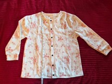 Ladies Floral Cardigan - Size L