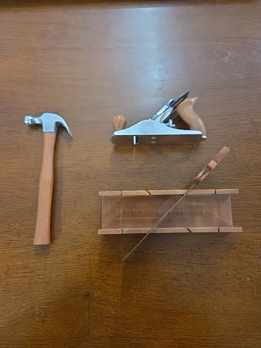 VINTAGE 1960'S MARX MINATURE POCKETOOLS TOY TOOLS SET OF 3 PCS