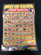 BRITAINS FARM "BEST OF BREED" POSTER ORIGINALE NEGOZIO ANIMALI DA FATTORIA