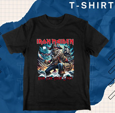 IRON MAIDEN Run For Your Lives Black Unisex Cotton Men T-Shirt LD