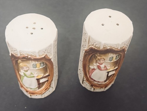 1978 Sears Rehbock und Co Salz & Pfefferstreuer Pionier Mädchen in der Küche - Bild 5 von 15