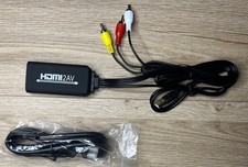 HDMI to AV Converter, HDMI to RCA Converter, HDMI to Older TV Adapter Compatible