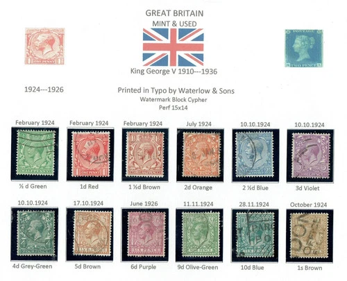 GREAT BRITAIN STAMP & PHQ CARD COLLECTION GV/EDVIII/GVI/QEII