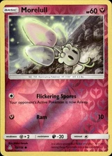 Pokemon Reverse Holo Morelull SM - Ultra Prism 92/156 LP