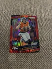 2025 Panini Prizm Bo Nix Red Flash Prizm #142 Denver Broncos Football Card