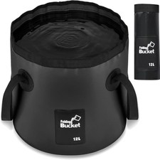 Faltbarer Eimer Outdoor Faltschüssel 12L, Platzsparend Outdoor Falteimer, Fal...
