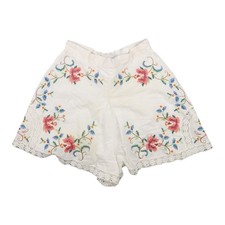Zimmermann Shorts Womens 0 White Linen Laelia...